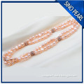 AA 9-10MM Freshwater Pearl Baroque Pearl Strand Necklace